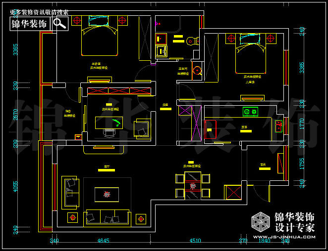 大發(fā)凱鴻雋府126平米 戶(hù)型