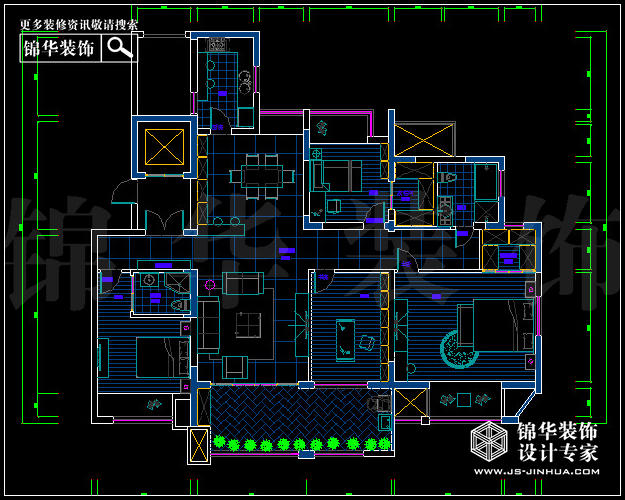 保利香檳國(guó)際A2戶型200平米 戶型