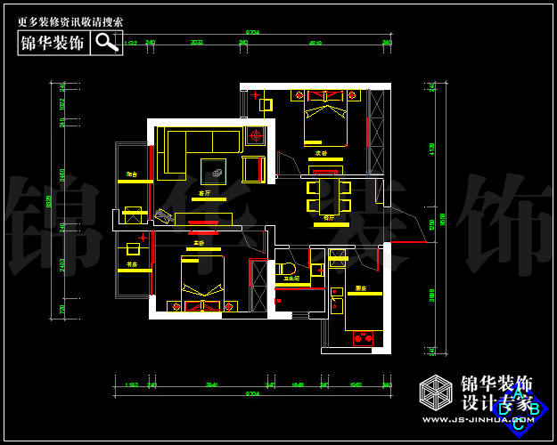 天鳳國際廣場(chǎng)B4戶型76平米  戶型